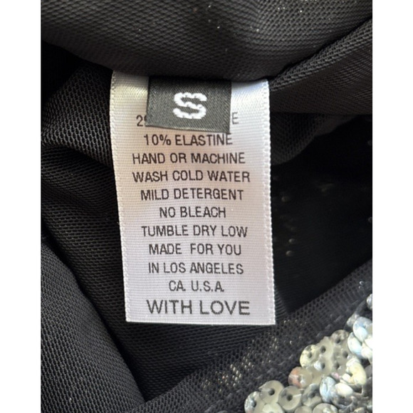 NEW Mark Wong Nark Sequin Bodycon Mini Dress Women Small Party Night Out Festive - Picture 10 of 11